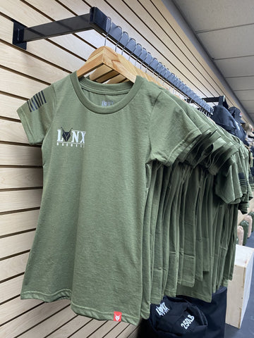 Lynx Womens OD Green T-shirts